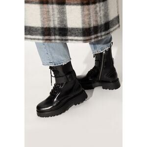 AllSaints Onyx Combat Boot Size US 9/ EU 39